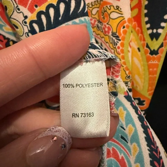 Spense Multicolor Paisley Blouse - Picture 6 of 8